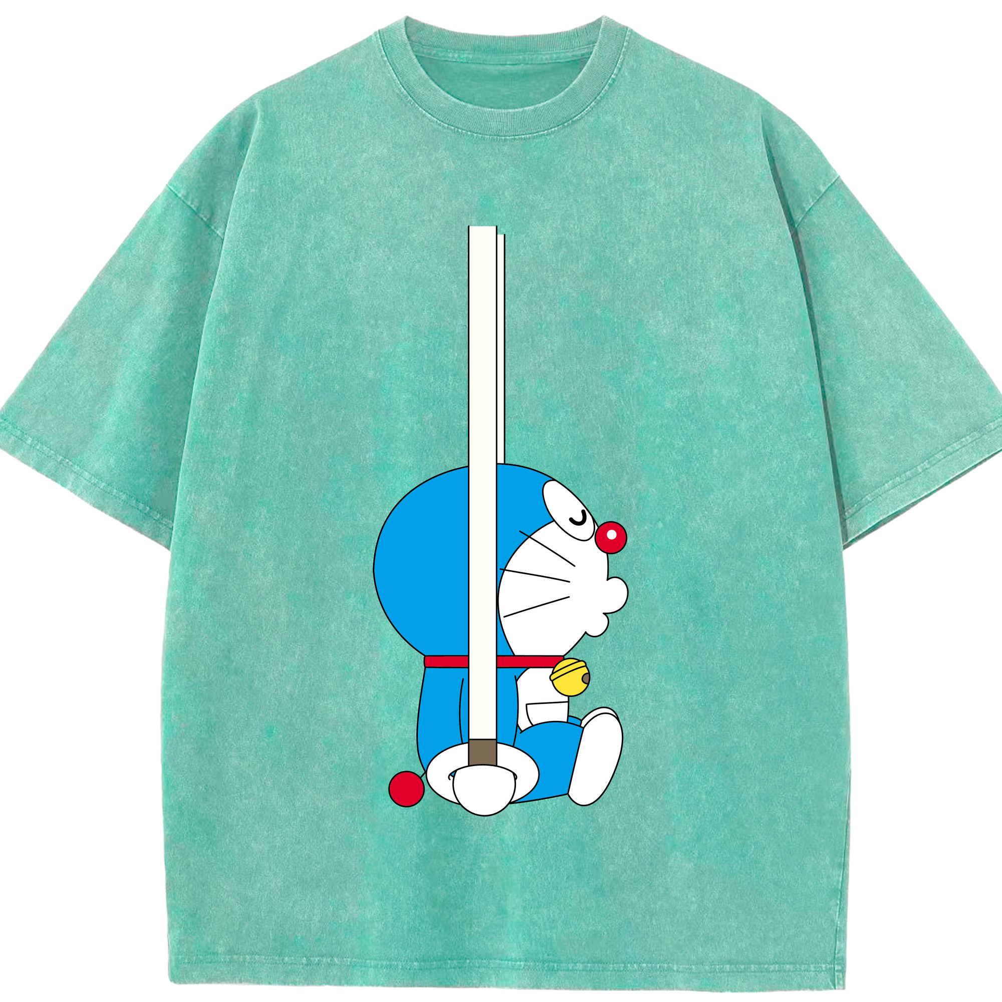 （画像用） ドラえもん Doraemon 綿100% ヴィンテージ風 半袖Tシャツ（フロントプリント）